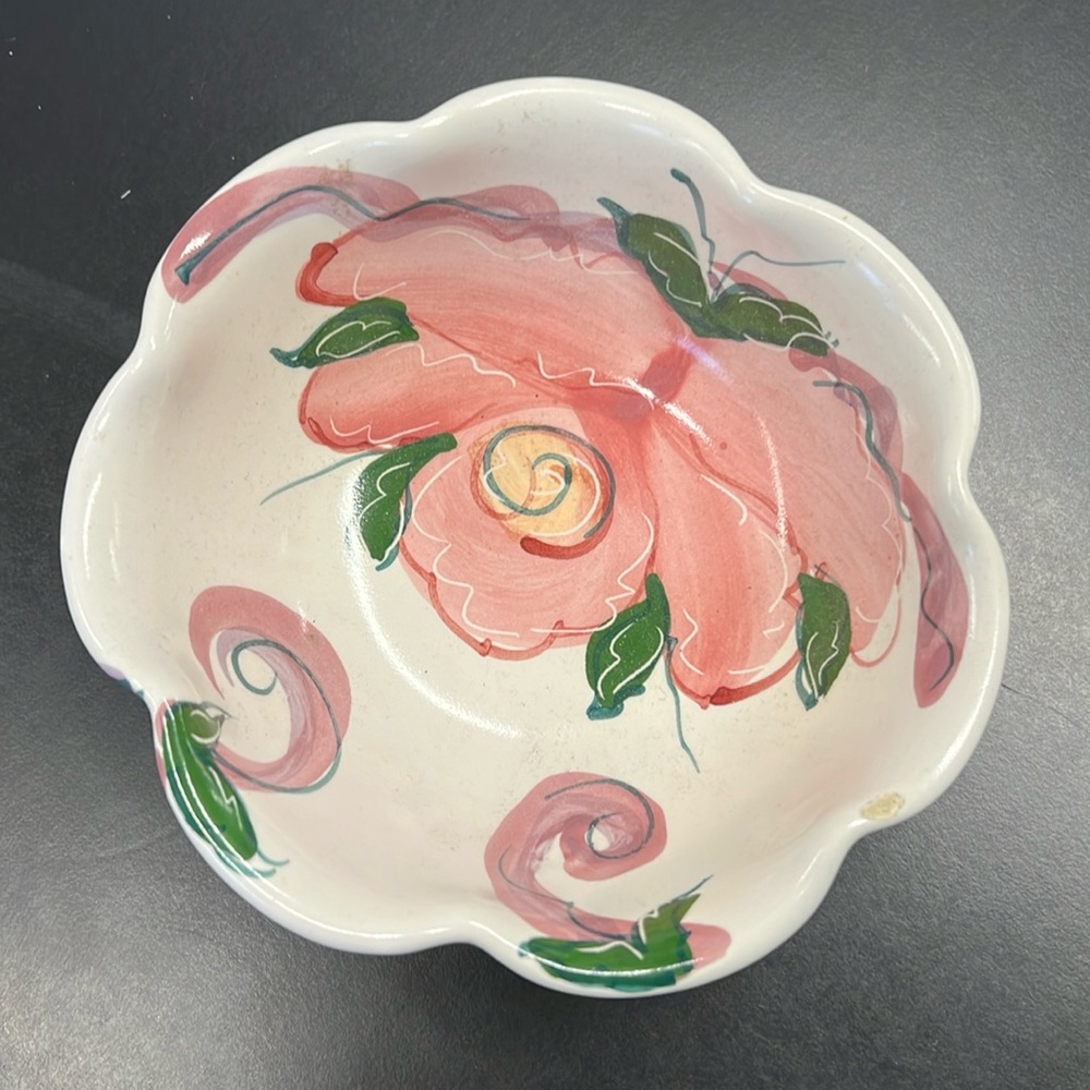 Janet Pugh decorative dish.  Hand painted, one of a kind
